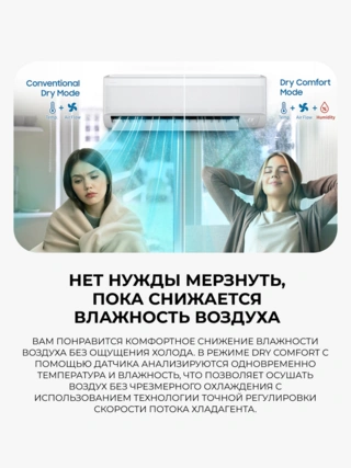 Кондиционер Samsung WindFree AR60F24C1DWNER+AR60F24C1DWXER - фото 5