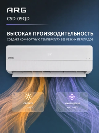 Кондиционер ARG CSD-09QD (Inverter, Wi-Fi, инст.) - фото 6