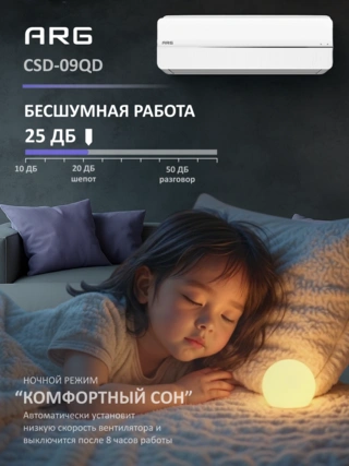 Кондиционер ARG CSD-09QD (Inverter, Wi-Fi, инст.) - фото 4