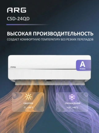 ARG кондиционері CSD-24QD (Inverter, Wi-Fi, инст.) - фото 6