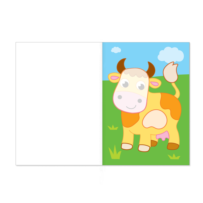 Аппликация для малышей А4 «Домашние животные» 