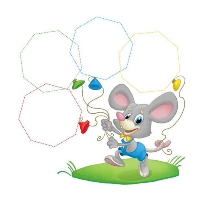 Аппликация с оригами «Мышка с шариками». Селезнева Е. В. 