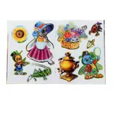 Книжка с наклейками Сказки "Муха-Цокотуха"  - фото 3