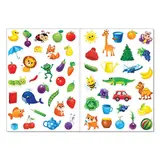 Многоразовые наклейки набор «Изучаем формы и цвета», А4, 2 шт.  - фото 6