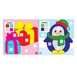 Новогодние наклейки «Квадраты», 12 стр.  - фото 3