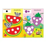 Наклейки «Весёлые кружочки. Божья коровка», формат А4, 16 стр. 