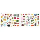 250 наклеек «Цвета и формы» 