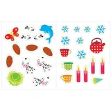 Наклейки многоразовые «Один-много», 12 стр.  - фото 4