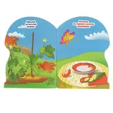 Наклейки малышам (грибок) А4 "Овощи и фрукты". ФГОС. Методика раннего развития  - фото 2