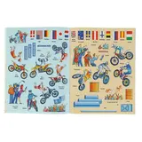 Словарик в наклейках «Гонки на мотоциклах»  - фото 2