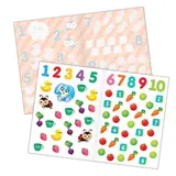 Наклейки многоразовые «Цифры», формат А4  - фото 2