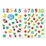 Наклейки многоразовые «Цифры», формат А4  - фото 3