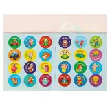 Поощрительные наклейки для школы, детского сада  и дома (красная)  - фото 4