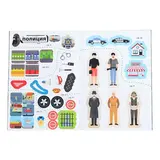 Наклейки многоразовые «Полиция», 12 стр.  - фото 4