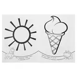 Пальчиковая раскраска «Дружные мопсы» 