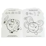 Развивающая раскраска с вырубкой в виде персонажа «Смешарики»  - фото 3