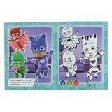 Раскраска «Герои в масках» (синяя) 