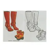 Раскраска. Окружающий мир "Обувь". Автор: Вохринцева С.В.  - фото 2