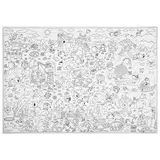 Карта-раскраска «Страна смешариков», 101 х 69 см 