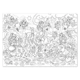 Набор раскрасок гигантов "Для маленьких волшебниц", 2 шт 