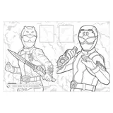 Раскраска с наклейками. Могучие Рейнджеры. TM Power Rangers  - фото 3