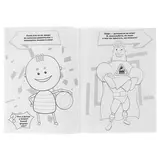 Раскраска с развивающими заданиями «Аркадий Паровозов. Уроки безопасности»  - фото 3