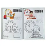 Раскраска контурная «Учим время: для девочек». Часть 1 «Учим время: для девочек» (часть 1) - фото 5