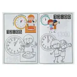 Раскраска контурная «Учим время: для девочек». Часть 1 «Учим время: для девочек» (часть 1) - фото 3