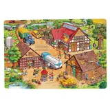 Книжка-картинка (виммельбух) «Однажды в деревне». Штраус Ю.  - фото 4