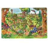 Книжка-картинка (виммельбух) «Однажды в деревне». Штраус Ю.  - фото 5