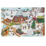 Книжка-картинка (виммельбух) «Однажды в деревне». Штраус Ю.  - фото 6