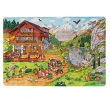 Книжка-картинка (виммельбух) «Однажды в деревне». Штраус Ю.  - фото 3