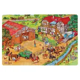 Книжка-картинка (виммельбух) «Однажды в деревне». Штраус Ю.  - фото 7