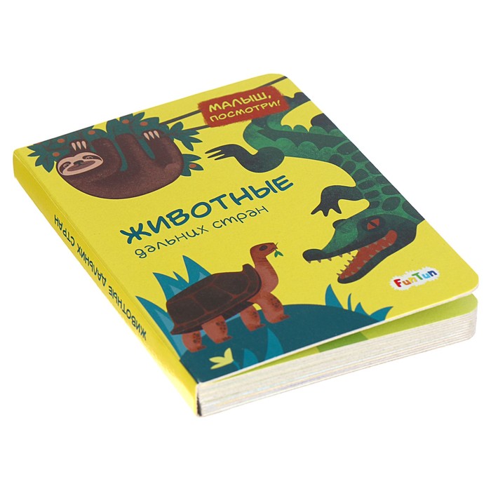 Обучающая книжка для малышей «Животные дальних стран» 