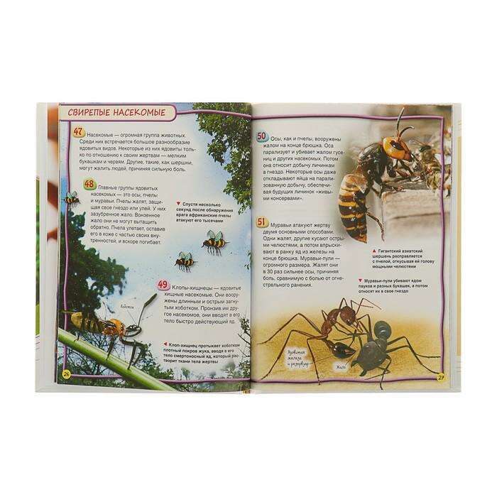 Энциклопедия для детей «Ядовитые существа» 