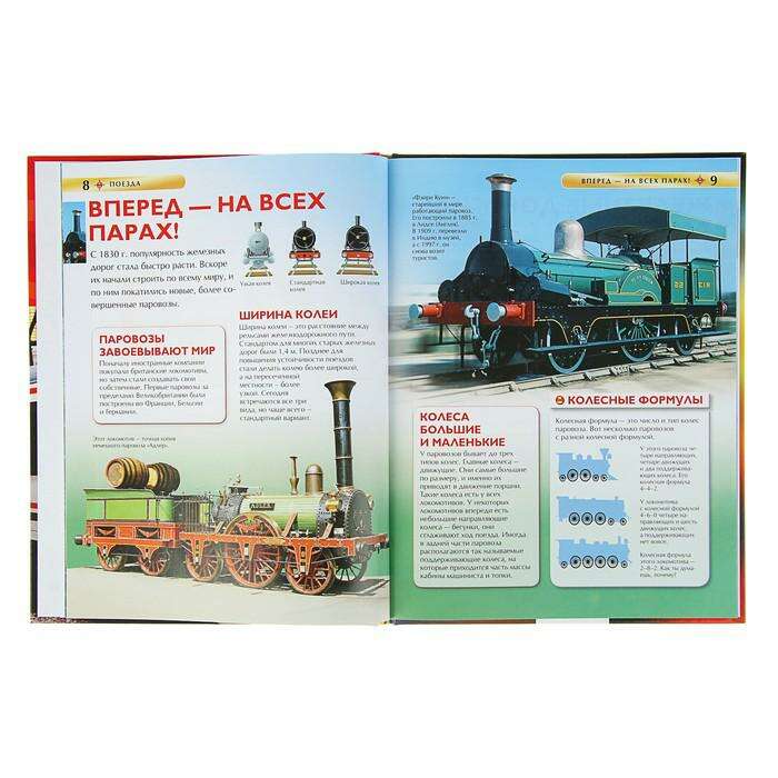 Детская энциклопедия «Поезда» 