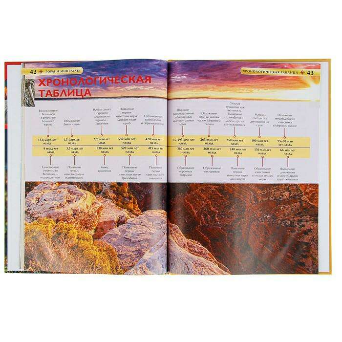 Детская энциклопедия «Горы и минералы» 