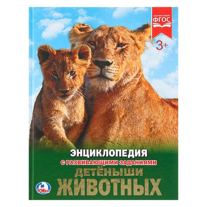Энциклопедия с развивающими заданиями «Детёныши животных» 