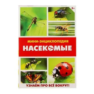 Мини-энциклопедия «Насекомые», 20 стр. «Насекомые», 20 страниц