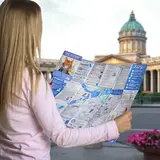 Карта-путеводитель «Санкт-Петербург», 69 х 48,6 см  - фото 6