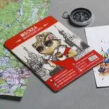 Карта-путеводитель «Москва», 69 х 48,6 см  - фото 2