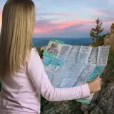 Карта-путеводитель «Урал», 69 х 48,6 см 