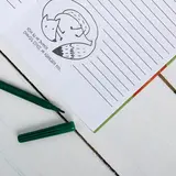 Блокнот раскраска "Лисички",  12 листов  - фото 5