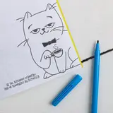 Блокнот раскраска "Скромный блокнот",  12 листов  - фото 3