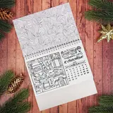 Раскраска антистресс, календарь настольный "Улыбнись новому дню"  - фото 4