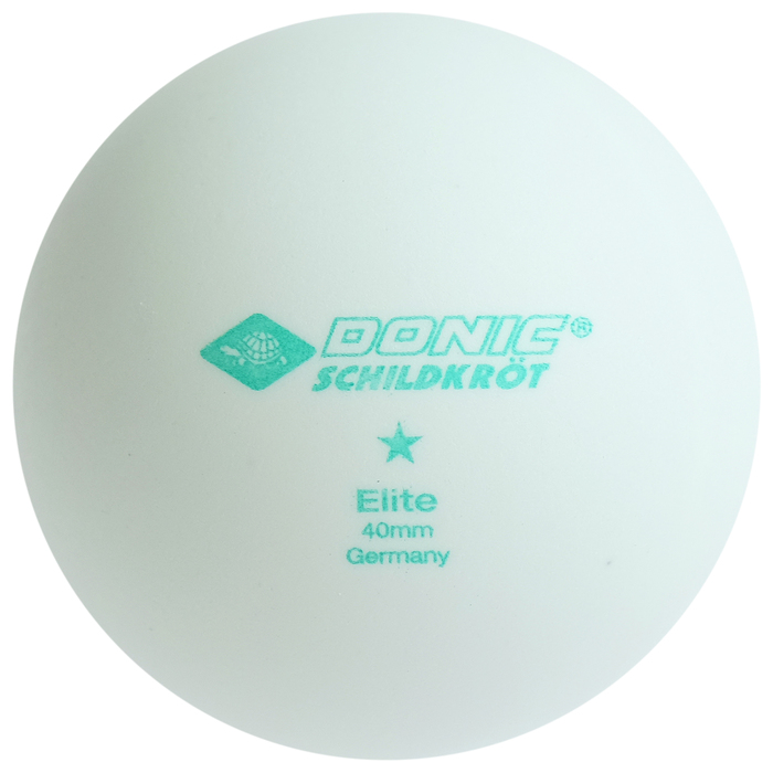 Мячики для н/тенниса DONIC ELITE 1, 6 штук, белый 