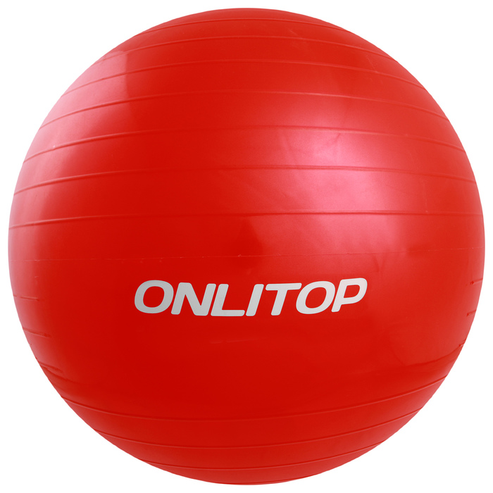 Мяч гимнастический d= 55 см, 650 г, цвета МИКС 
