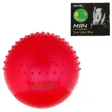 Мяч гимнастический массажный d=65 см, 1000 г, цвета МИКС 