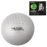 Мяч гимнастический массажный d=65 см, 1000 г, цвета МИКС  - фото 3