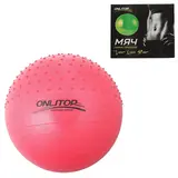 Мяч гимнастический массажный d=65 см, 1000 г, цвета МИКС  - фото 10